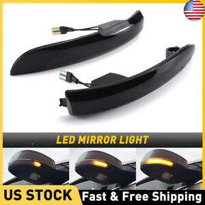 For Ford Kuga Escape EcoSport Focus Sequential LED Side Mirror Turn Signal Light