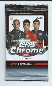 2020 Topps Chrome Formula 1 F1  Racing 1 Pack Hobby 4 Card Pack