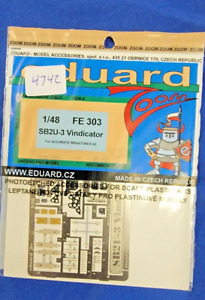 1/48 Eduard Color Zoom PE set #FE303 SB2U-3 Vindicator for the Accurate Miniture