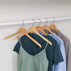 New ListingWood Notched Shirt Hangers Maple Finish 20 Pack