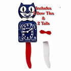 Red, White & Galaxy Blue Kit-Cat Klock kat clock FREE US SHIPPING