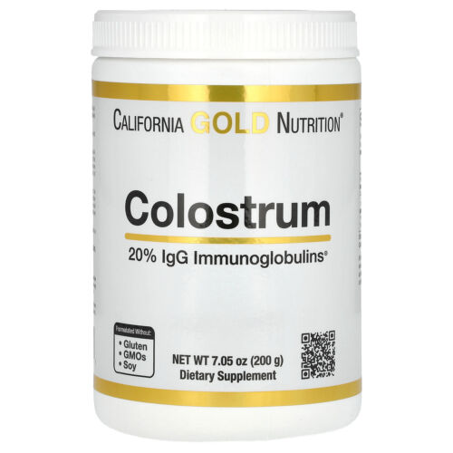 California Gold Nutrition Colostrum Highly Concentrated Instantized Egg-Free,