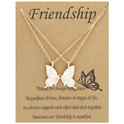 Butterfly Best Friend Bestie Friendship Necklace Jewelry Gifts For Daughter Girl