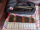 Vintage 20 Key Xylophone With Carrying Case & Mallets
