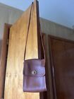 Vintage 90s COACH SCOOTER Brown Leather Crossbody Shoulder Purse Bag 9893 USA