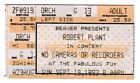 Robert Plant & The Baby Animals 9/19/93 Atlanta GA Rare Ticket Stub Led Zeppelin
