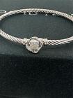 DAVlD YURMAN Infinity Bracelet with Diamonds SZ SMALL