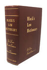 BLACK'S LAW DICTIONARY DELUXE 4th FOURTH EDITION (1957) Tabs Pronunciation Guide