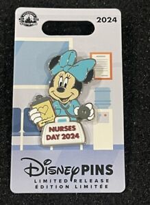 Disney Nurses Day 2024 Pin Minnie Mouse Pin LR Pin On Hand