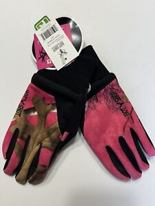 Hot Shot RealTree Women’s Small Gloves Pink Camoflage Camo Hunting NWT Ladies