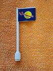 Vintage Lego Space Part 3596pb06 Flag from Set 6970 Beta-1 Command Base