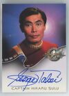George Takei as Sulu 2000 Skybox Star Trek TOS Auto Autograph A3 B