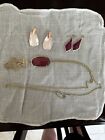 Lot Of Kendra Scott 2 Sets Of Earrings And 1 Rayne Tassle Necklace
