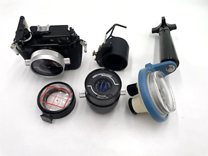 Nikon Nikonos II Lot Black UnderwaterPhotography 35mm Format Camera W/Hard Case