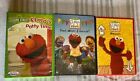 Lot Of 3 Sesame Street Elmo DVDs Elmo’s World Opposites; Potty Time, Food Water