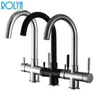 ROLYA 4 way kitchen faucet hot&cold filtered sparkling 4 in 1 boiling water tap