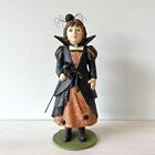 Vintage Bethany Lowe Halloween Spider Queen Girl Witch Figurine Retired 2013