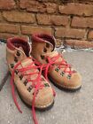 Dunham Men VTG Brown Leather Hiking Mountaineering Boots Made In Italy Sz 8.5