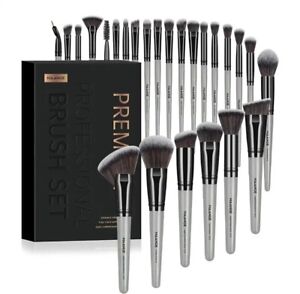 Makeup Brushes with Case, MAANGE 25Pcs Professional Makeup Brush Set Premium