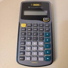 Texas Instruments 30X A Calculator - Excellent condition - needs batteries