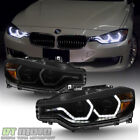 Black Smoke 2012-2015 BMW F30 328i 335i Sedan LED 3D DRL 2 Projector Headlights (For: More than one vehicle)