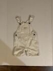 Carters White Baby Overalls Shorts 18 Months Beach Surf