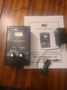 MFJ-209 HF/VHF Antenna Analyzer SWR MFJ-209 AC Adaptor, Manual, Fresh Batteries.