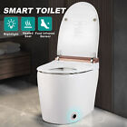New Modern Smart One Piece Toilet Elongated Heated Seat,Strong Flush,Night Light