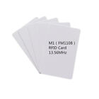 100pcs Printable 13.56MHz Contactless RFID Card FM1108 M1 S50 Inkjet PVC Card