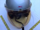 RARE Vintage 1961 BELL 500TX Gray HELMET with Chin Strap Bubble Shield 6-7/8 7 M