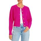 Aqua Cashmere Womens Cashmere Pink Layering Cardigan Sweater Jacket XS BHFO 3277