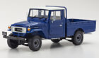 1:18 Kyosho Toyota Land Cruiser 40 Pickup blue with white roof K08958BL