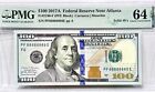 2017A $100 Bill🍀LUCKY SOLID #8 SERIAL NUMBER NOTE ATLANTA⭐️88888888⭐️PMG 64EPQ