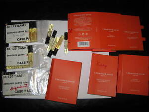 RARE ORMONDE JAYNE EDP SAMPLES,0.07 OZ. 2ML,SOME ARE ON CARD,SOME NOT.