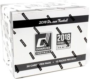 2018 PANINI DONRUSS FOOTBALL FAT PACK BOX BLOWOUT CARDS