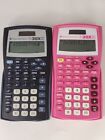 Lot of Two (2) Texas Instruments TI-30X IIS Scientific Calculators- W/ Covers