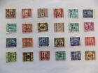 U S Coll'n of (24) used PRECANCELLED STAMPS with different cities-5-5-LS