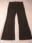 CAbi #181L Women's Jeans Size 10 Brown/Gray Smoke Stretch Denim Boot Cut Style