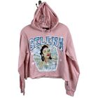 Selena Quintanilla Tejano Crop XS Pink Sweatshirt Fleece Hoodie Official Merchan