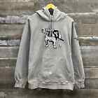 Vintage 2000s Yale Bulldogs Pullover Hoodie Grey Long Sleeve Mens Size Large