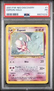 Pokemon - Espeon  -  1/75 - PSA 1 - Neo Discovery - 88074232