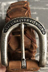 Vintage Levi Strauss & Co. S.F. Cal Size 32/80 Braided Brown Leather Belt #3720P