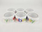 eBay Branded Packing Shipping Tape 6 ROLLS 75 YD Classic MULTI COLOR TAPE lot
