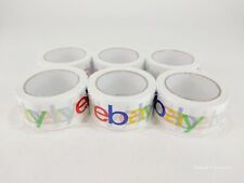 New ListingeBay Branded Packing Shipping Tape 6 ROLLS 75 YD Classic MULTI COLOR TAPE lot