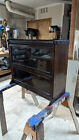 refurbished antique oak barrister bookcase