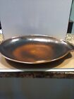 Vintage 1947 Eva Zeisel Red Wing Town and Country Brown Metallic Oval Platter