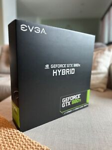 Mint condition NVIDIA EVGA GeForce GTX 980Ti Hybrid. *Box Only, no GPU*