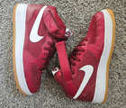Nike Air Force 1 Mid '07 Team Red Size 9 Mens 315123-608 Leather Suede AF1
