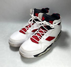 Nike Air Jordan Flight Club 91  White Red Basketball Sneakers Shoes Men's 11.5
