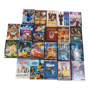 Lot Of 22 Disney Pixar Movies DVDs Cars Aladdin Mary Poppins